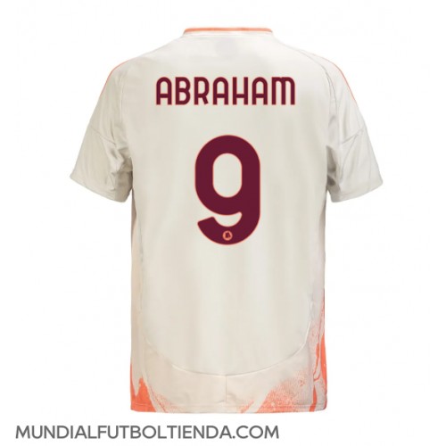 Camiseta AS Roma Tammy Abraham #9 Segunda Equipación Replica 2024-25 mangas cortas